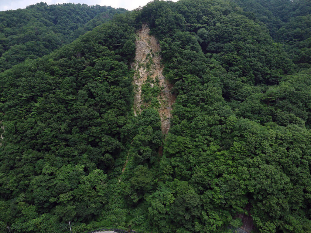 法面保護工事前