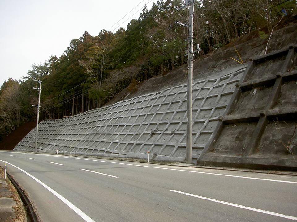 法面保護工事の様子2